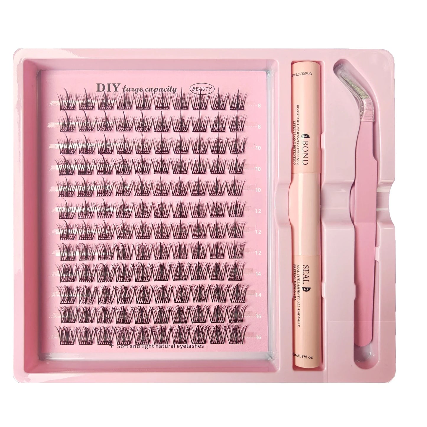 Alessy Lash Starter Bundle – DIY Lashes + Remover + Brushes